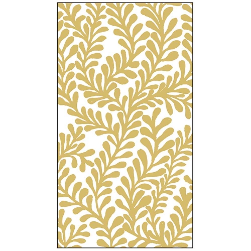 Flora Gold Guest Towel